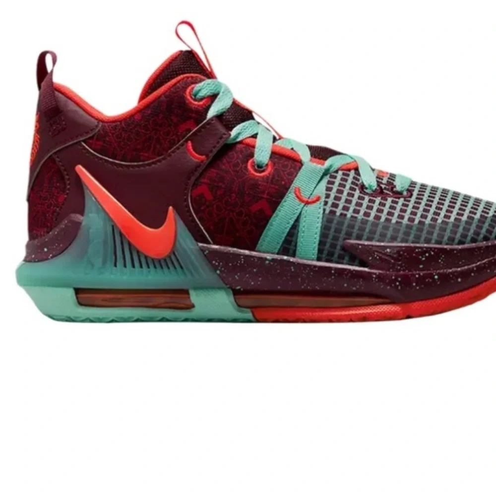Nike Kids Sneakers - Red and Teal